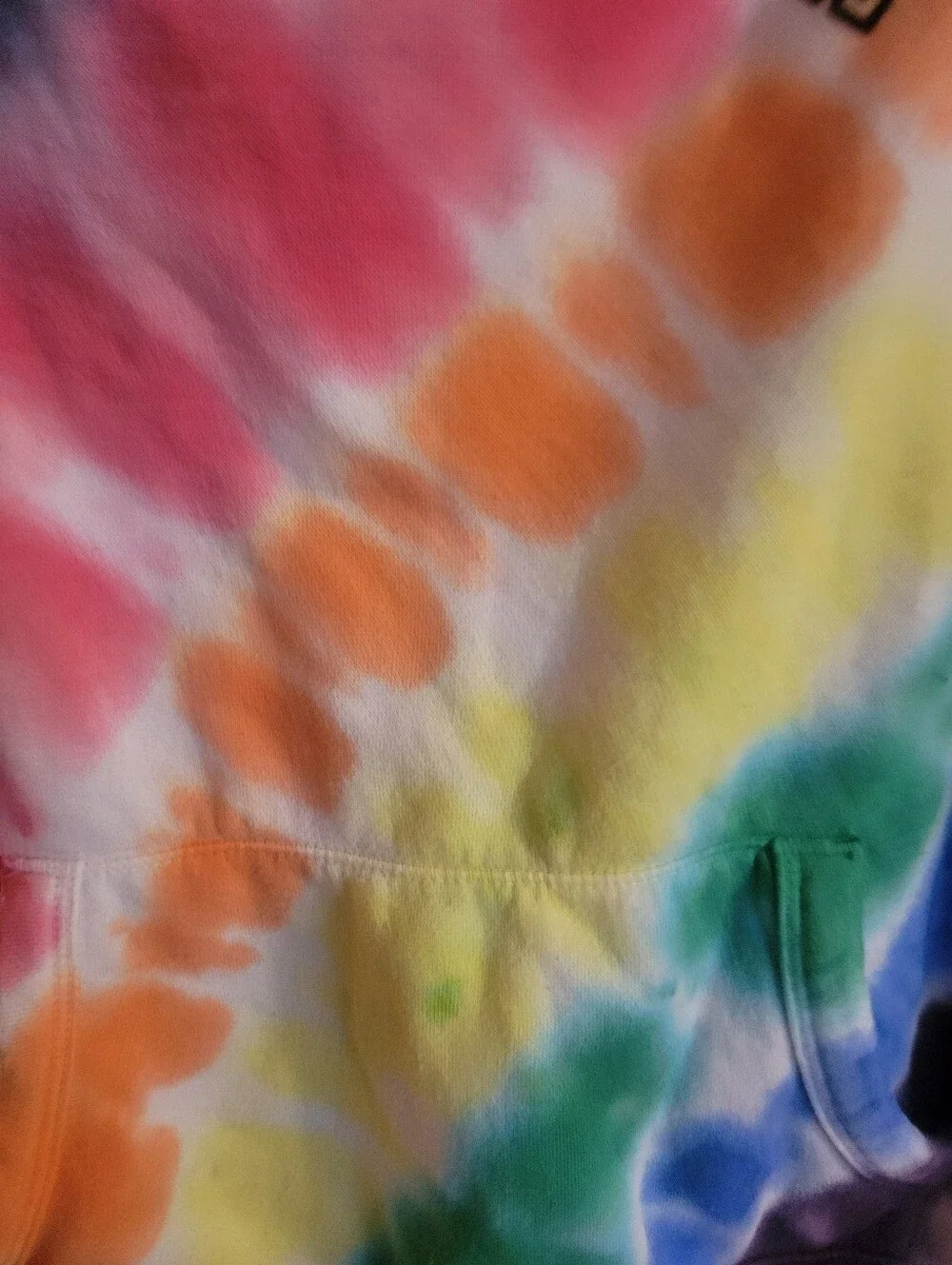 Justice Tie-Dye Crewneck Sweatshirt - Rainbow Colors